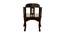 Radha Lobby Chair (Walnut, Matte Finish) by Urban Ladder - Design 1 Side View - 371338
