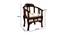 Radha Lobby Chair (Walnut, Matte Finish) by Urban Ladder - Design 1 Dimension - 371347