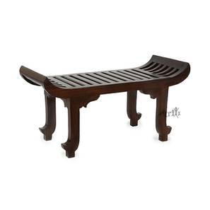Sai lobby chair walnut color matte finish lp