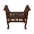 Saira lobby chair walnut color matte finish lp