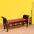 Samaira lobby chair walnut color matte finish lp