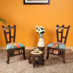 Cafe Chair Design Zrava Lounge Chair in Multi Coloured Walnut
