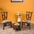 Saumya lobby chair walnut color matte finish lp