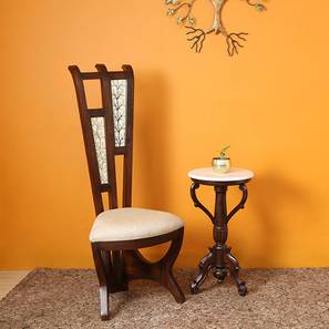 Cafe Chair Design Diana Lounge Chair in Beige Walnut