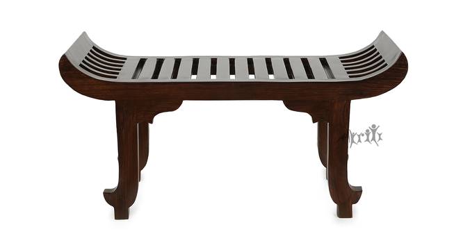 Sai Lobby Chair (Walnut, Matte Finish) by Urban Ladder - Cross View Design 1 - 371371