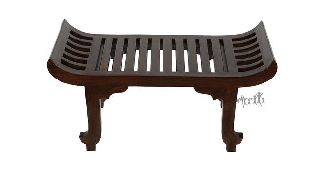 Sai Lobby Chair (Walnut, Matte Finish) by Urban Ladder - Front View Design 1 - 371384