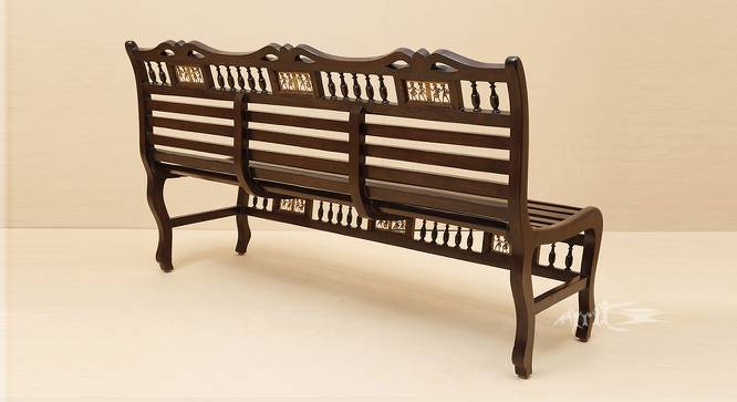 Tanmayi Garden Bench (Walnut, Matte Finish) by Urban Ladder - Front View Design 1 - 371392