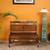 Trisha garden bench walnut color matte finish lp