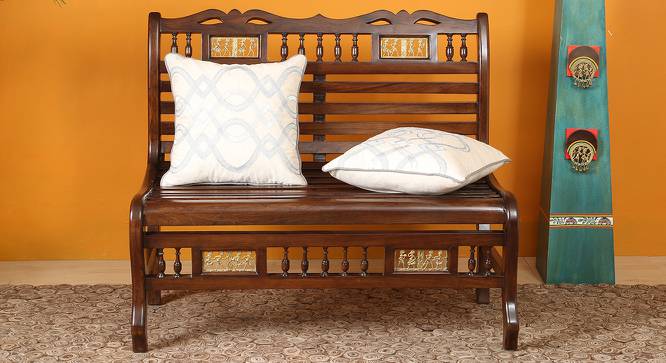 Trisha Garden Bench (Walnut, Matte Finish) by Urban Ladder - Cross View Design 1 - 371424