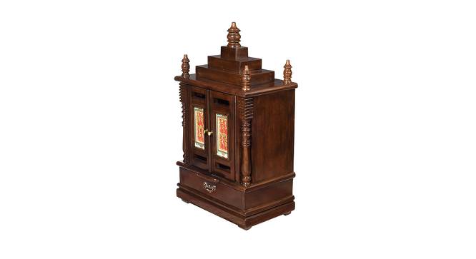 Turvi Temple (Walnut Finish, Walnut) by Urban Ladder - Front View Design 1 - 371434