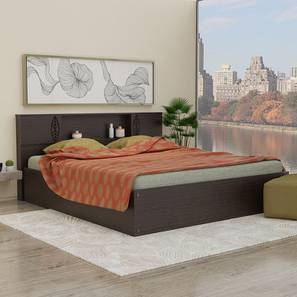 Reach Design Idyia Engineered Wood King Size Drawer Storage Bed in Melamine Finish