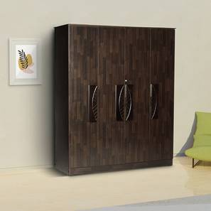 Alison 4 door wardrobe wenge color melamine finish lp