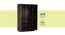 Allie 3 door Wardrobe (Melamine Finish, Wenge) by Urban Ladder - Rear View Design 1 - 371494