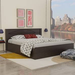 Capraia storage bed wenge color melamine finish lp