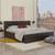 Capraia storage bed wenge color melamine finish lp