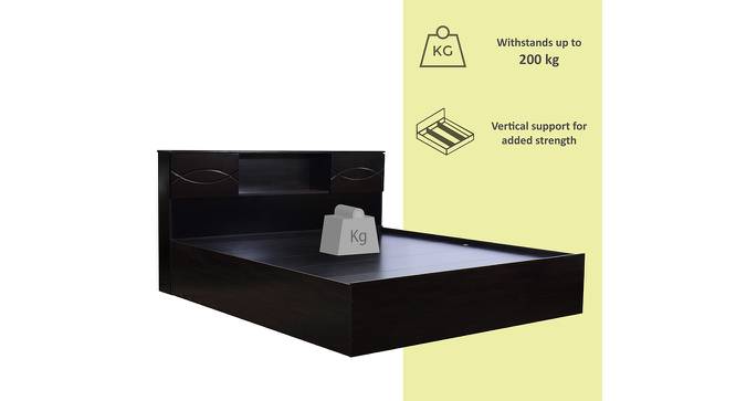 Bonin Storage Bed (Queen Bed Size, Melamine Finish) by Urban Ladder - Front View Design 1 - 371561