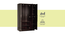 Bianca 3 door Wardrobe (Melamine Finish, Wenge) by Urban Ladder - Rear View Design 1 - 371575