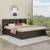 Daito storage bed wenge color melamine finish lp