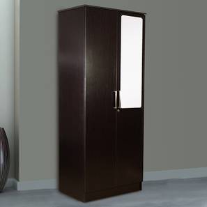Cassidy 2 door wardrobe with mirror wenge color laminate finish lp