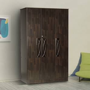 Charli 3 door wardrobe wenge color melamine finish lp