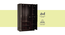 Charli 3 door Wardrobe (Melamine Finish, Wenge) by Urban Ladder - Design 1 Side View - 371676