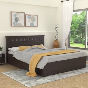 Direct Factory To Home Symphoney Design Erinnyes Engineered Wood Queen Size Drawer Storage Bed in Melamine Finish