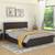 Giglio storage bed wenge color melamine finish lp