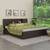 Hokkaido storage bed wenge color melamine finish lp