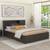 Honshu storage bed wenge color melamine finish lp