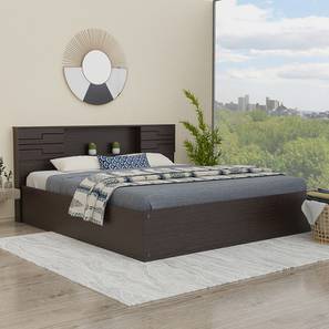 Iki storage bed wenge color melamine finish lp