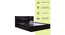 Hokkaido Storage Bed (King Bed Size, Melamine Finish) by Urban Ladder - Cross View Design 1 - 371901