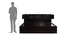 Hokkaido Storage Bed (King Bed Size, Melamine Finish) by Urban Ladder - Design 1 Dimension - 371953
