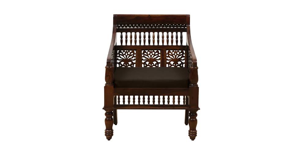 Nakshatra Wooden Sofa - Provincial Teak by Urban Ladder - - 