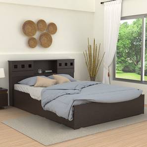 Itsuku storage bed wenge color melamine finish lp