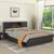 Kyushu storage bed wenge color melamine finish lp