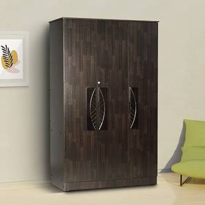 Jordan 3 door wardrobe wenge color melamine finish lp