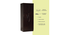 Jennifer 2 door Wardrobe (Melamine Finish, Wenge) by Urban Ladder - Cross View Design 1 - 372050