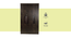Kate 3 door Wardrobe (Melamine Finish, Wenge) by Urban Ladder - Front View Design 1 - 372059