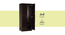 Jennifer 2 door Wardrobe (Melamine Finish, Wenge) by Urban Ladder - Design 1 Side View - 372086