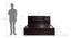 Itsuku Storage Bed (Queen Bed Size, Melamine Finish) by Urban Ladder - Design 1 Dimension - 372102