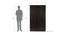 Jordan 3 door Wardrobe (Melamine Finish, Wenge) by Urban Ladder - Design 1 Dimension - 372110
