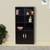Loretta bookshelf wenge color melamine finish lp