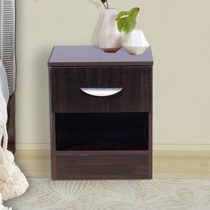 Malayah night stand wenge color melamine finish lp
