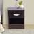 Malayah night stand wenge color melamine finish lp