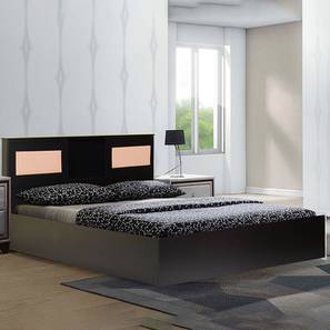 Melonie storage bed wenge color laminate finish lp