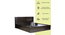 Montecristo Storage Bed (Queen Bed Size, Melamine Finish) by Urban Ladder - Cross View Design 1 - 372137