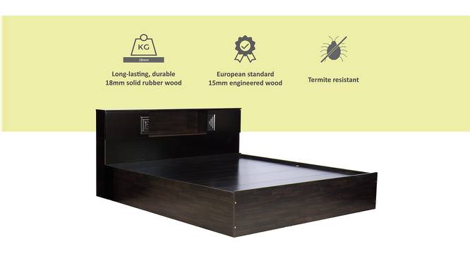 Linosa Storage Bed (King Bed Size, Melamine Finish) by Urban Ladder - Cross View Design 1 - 372138