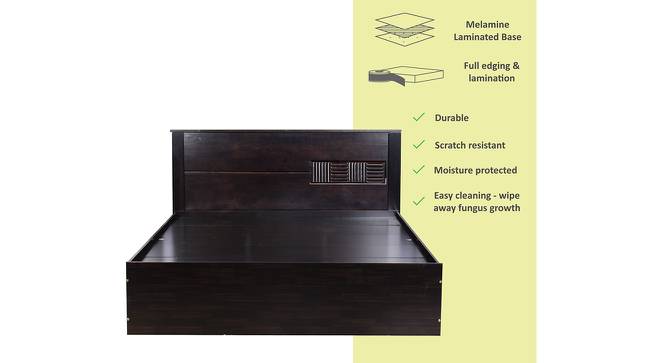 Montecristo Storage Bed (Queen Bed Size, Melamine Finish) by Urban Ladder - Front View Design 1 - 372149