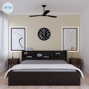 Nate storage bed wenge color laminate finish lp