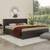 Pelagie storage bed wenge color melamine finish lp